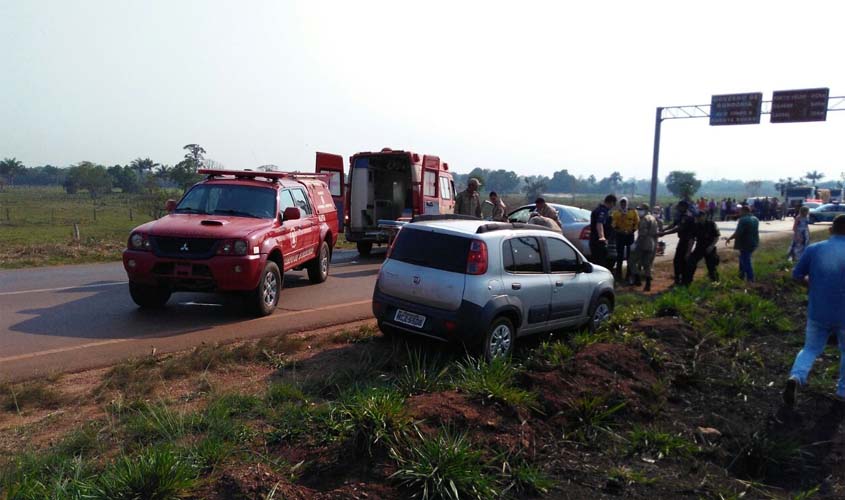 Acidente automobilístico deixa quatro mortos na saída de Pimenta  Bueno para Rolim de Moura