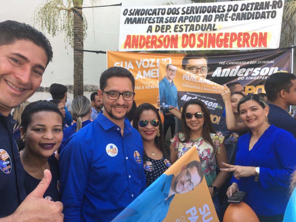PROS confirma a candidatura do deputado Anderson do Singeperon para reeleição na ALE-RO
