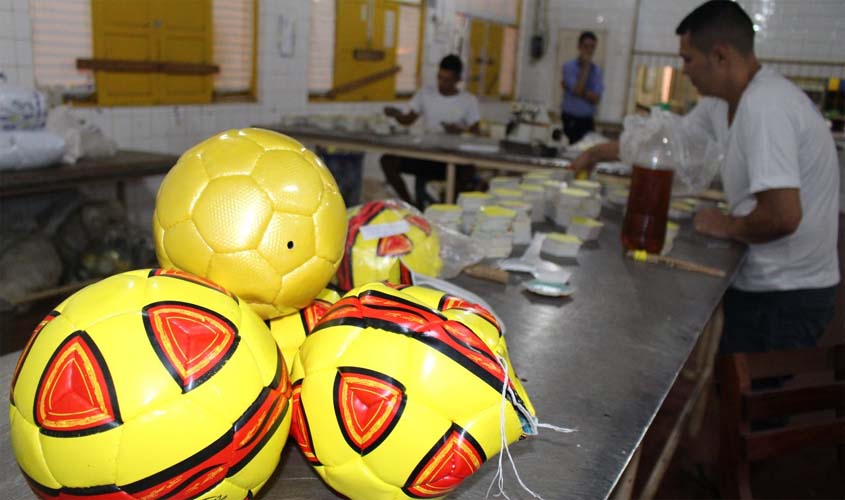 Fabricação de bolas em presídio de Rondônia será destaque em TV alemã