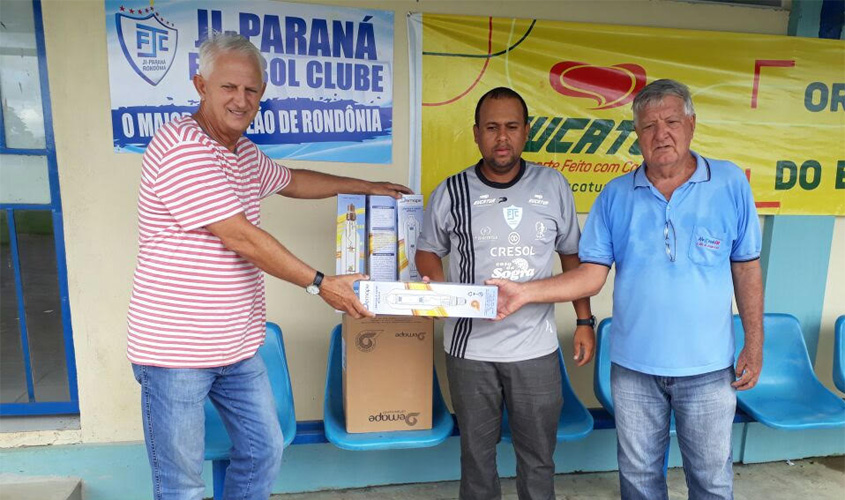 Presidente do Ji-Paraná agradece apoio do Deputado Airton para liberação do Biancão