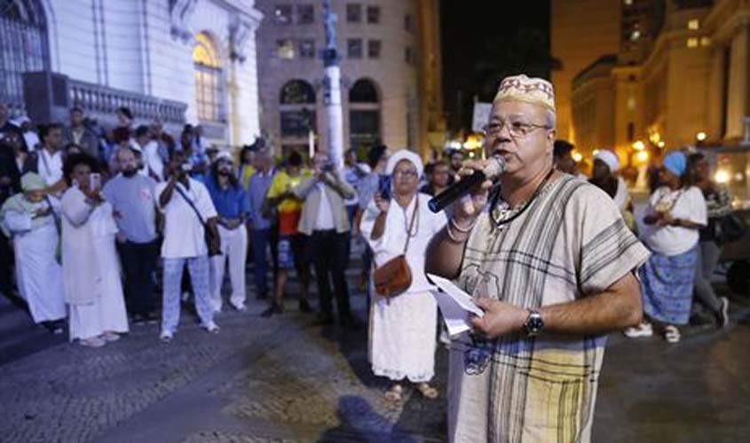 Ativistas protestam no Rio contra ação no STF que ameaça candomblé