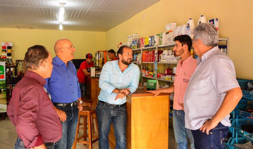 Laerte Gomes acompanha governador e o vice em visita ao distrito de Tancredópolis  
