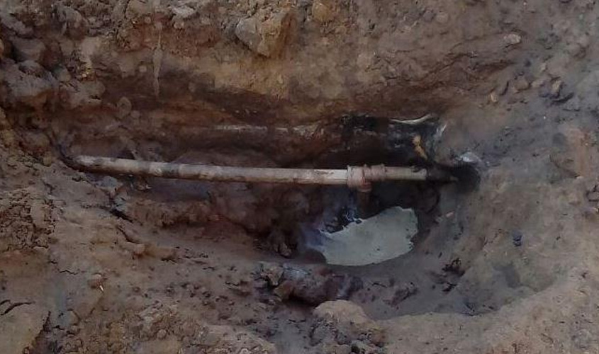 FISCALIZAÇÃO: SAAE detecta ligações clandestinas e desvio de água em Vilhena