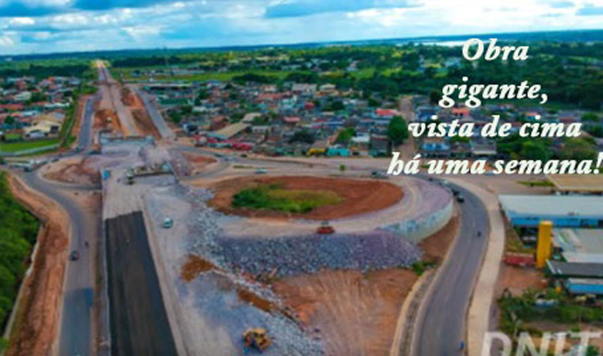 Outro viaduto será inaugurado dia 2. Rondônia é exceção no país das obras paradas
