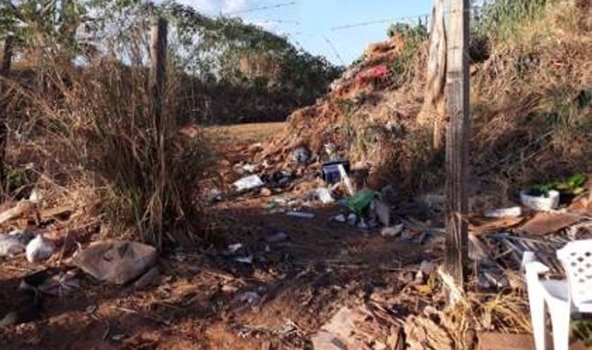 MP move ação com pedido de liminar para que Município de Nova Brasilândia interdite antigo lixão da cidade