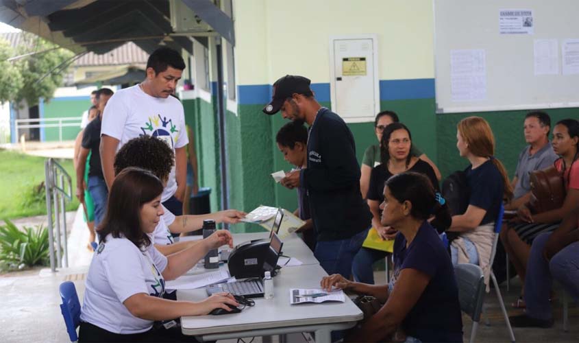 Rondônia Cidadã: serviços de saúde, cadastro para programas sociais e outras ações são levadas para Buritis
