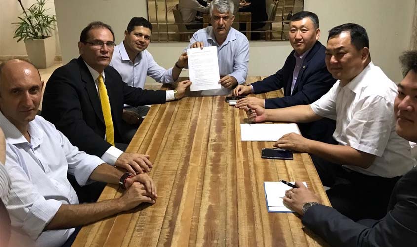 Empresários da Coreia do Sul firmam protocolo de intenção comercial com empresa de Rondônia