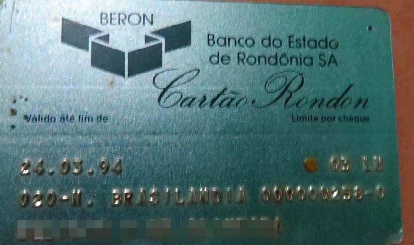 Um banco para Rondônia