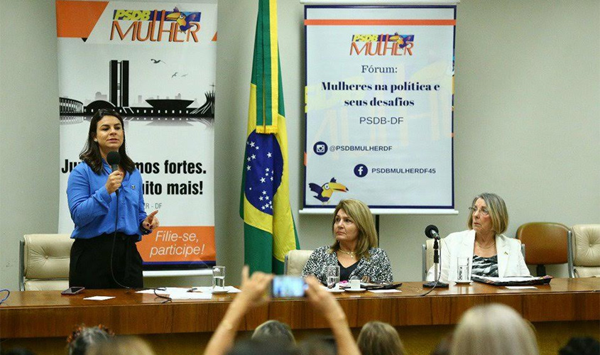PSDB Mulher DF realiza seminário de formação com a presença da deputada Mariana Carvalho