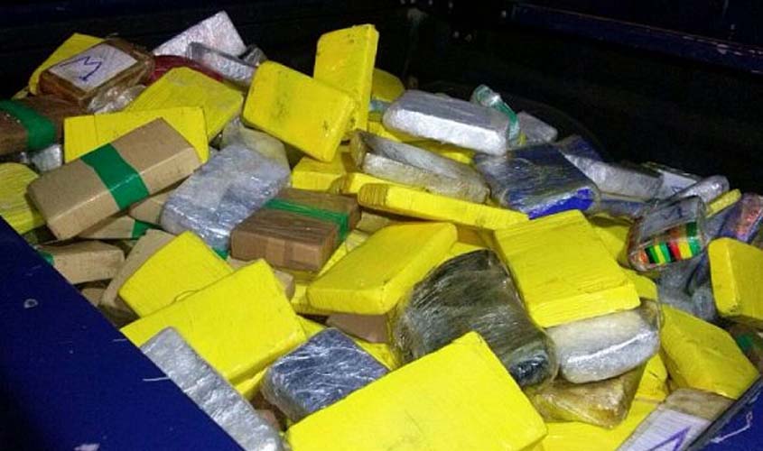 Rondônia: PRF apreende 317 quilos de cocaína avaliados em R$ 2 milhões