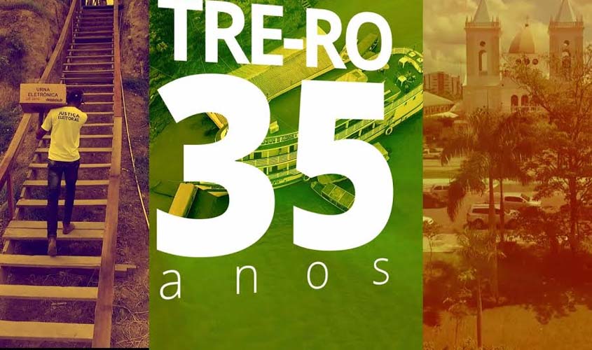 Solenidade de comemoração dos 35 anos de instalação da Justiça Eleitoral de Rondônia
