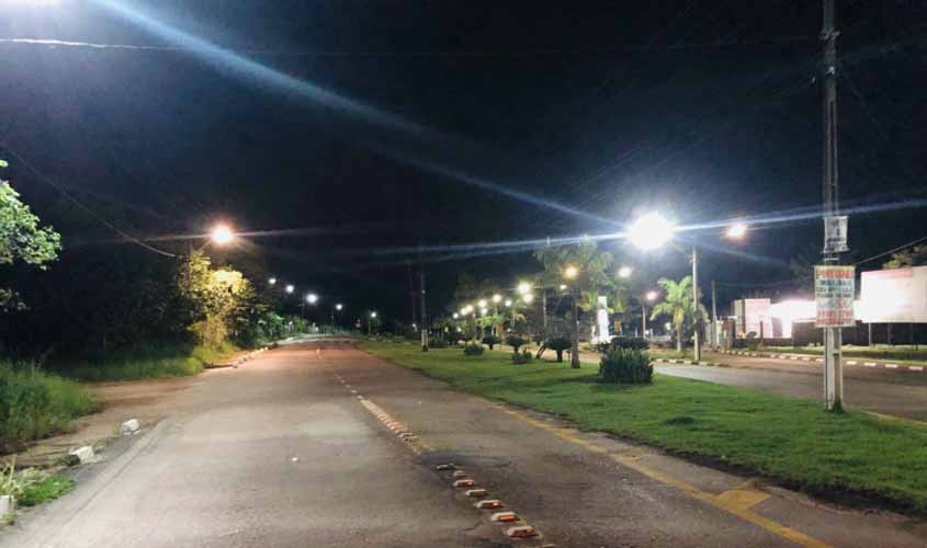 Prefeitura recupera iluminação pública da Estrada de Santo Antônio