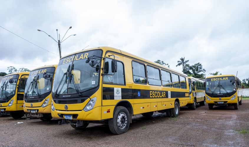 Prefeitura de Porto Velho amplia frota do transporte escolar rural
