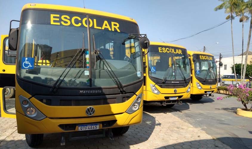 Mais de 100 ônibus escolares e notebooks serão entregues para atender alunos de escolas estaduais e municipais de Rondônia nesta quinta-feira, 2