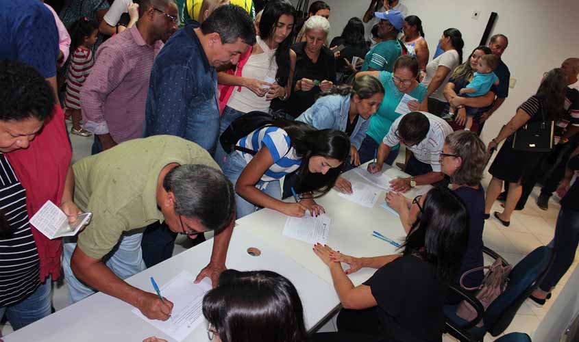  População de Ariquemes assina manifesto contra o aumento da tarifa de energia