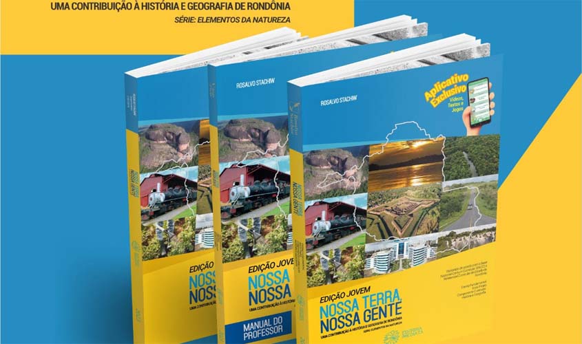 Livro didático traz aspectos sobre os solos e paisagens de Rondônia