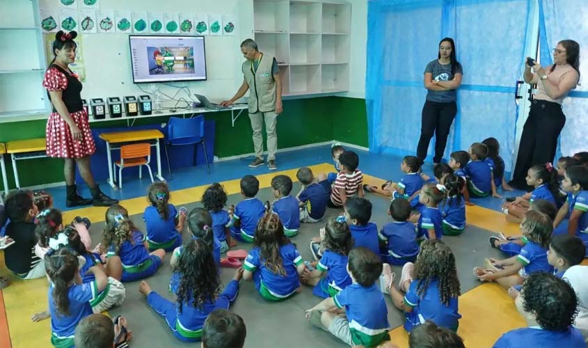 Governo de RO promove educação ambiental para crianças