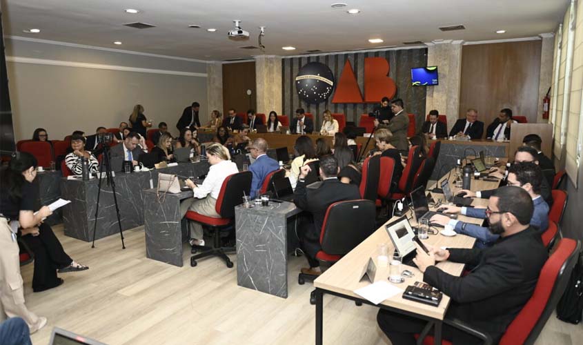 Conselho da OAB-RO avança em deliberações na 501ª sessão