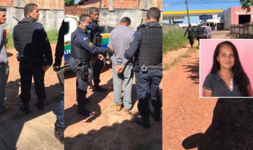 ASSISTA VÍDEO: preso em cidade de Rondônia o homem acusado de espancar e matar esposa com tiro no peito em Mato Grosso