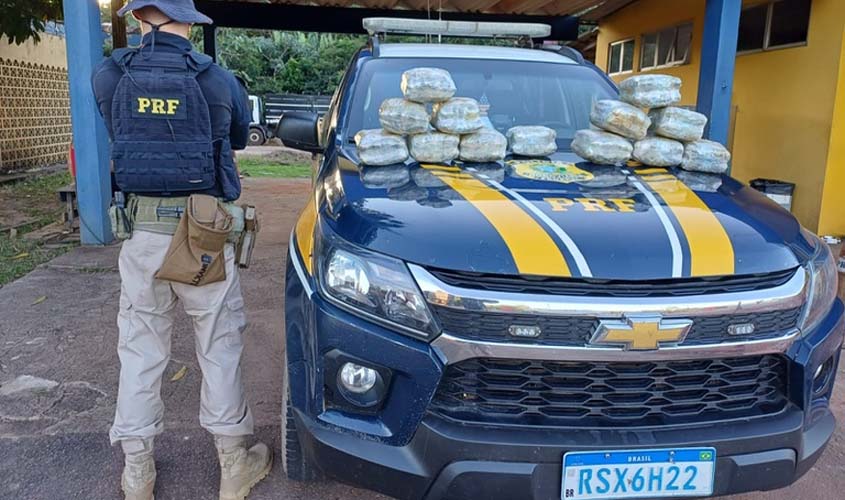 PRF apreende 15 kg de skunk em Porto Velho