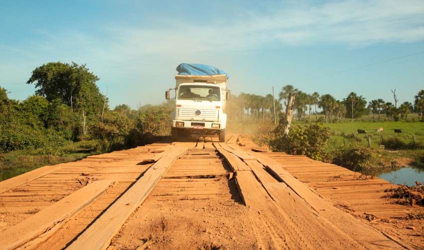 Ponte sobre rio São Joaquim vai ser construída com ações municipalistas do Governo de Rondônia