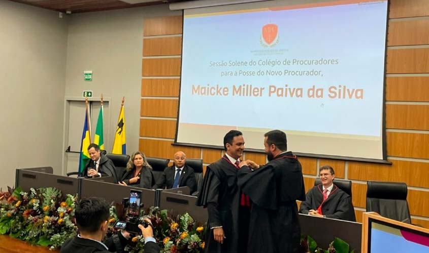 Posse de procurador do MPC reúne MPRO
