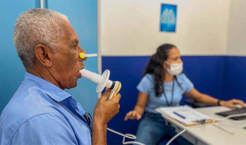 Prefeitura oferece exames de Espirometria na rede pública de saúde; atendimentos acontecem as segundas e quintas-feiras na Unida de Saúde Ruth de Souza