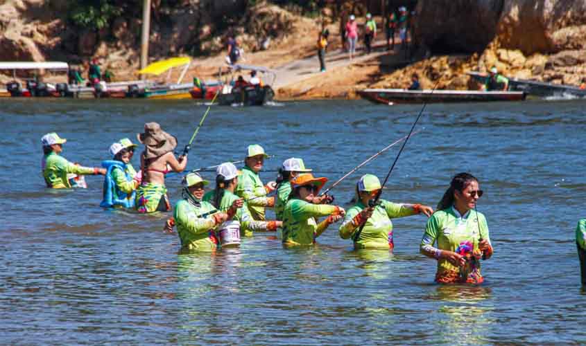 Projeto 'Elas Pescando' impulsiona participação feminina em campeonatos de pesca esportiva realizados pelo governo de RO