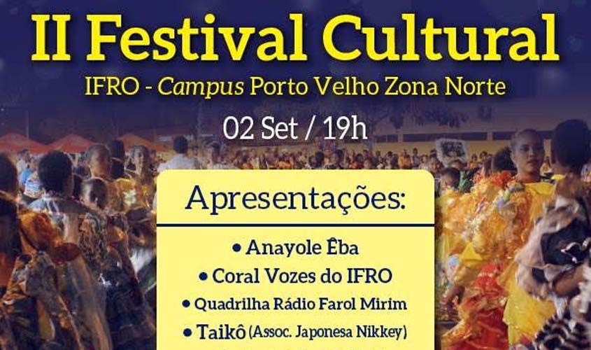 II Festival Cultural do Campus Zona Norte será neste sábado