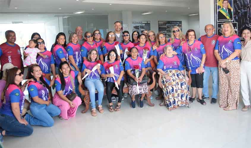Pensionistas da PMRO participam das festividades da Aspometron e fazem visita ao Quartel do Comando-Geral