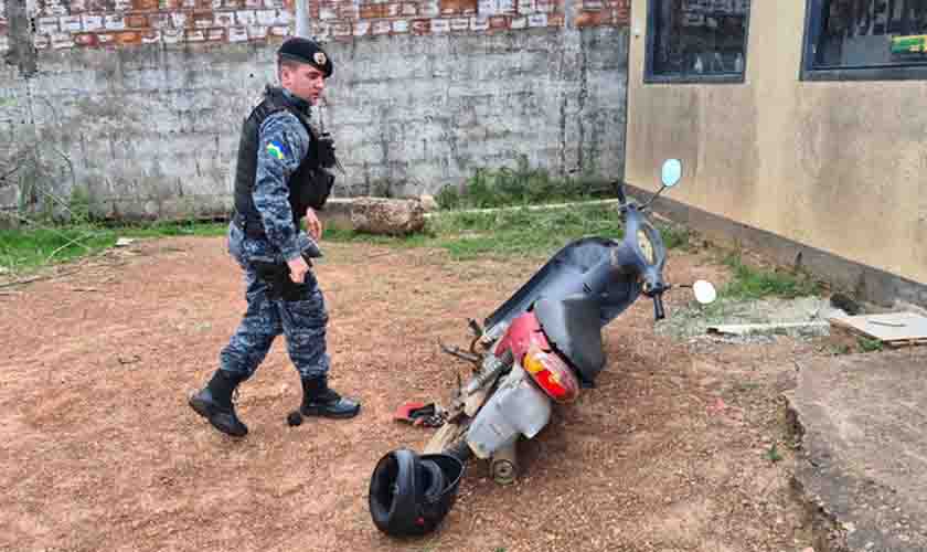 PMRO recupera veículo e prende suspeito, em Ji-Paraná