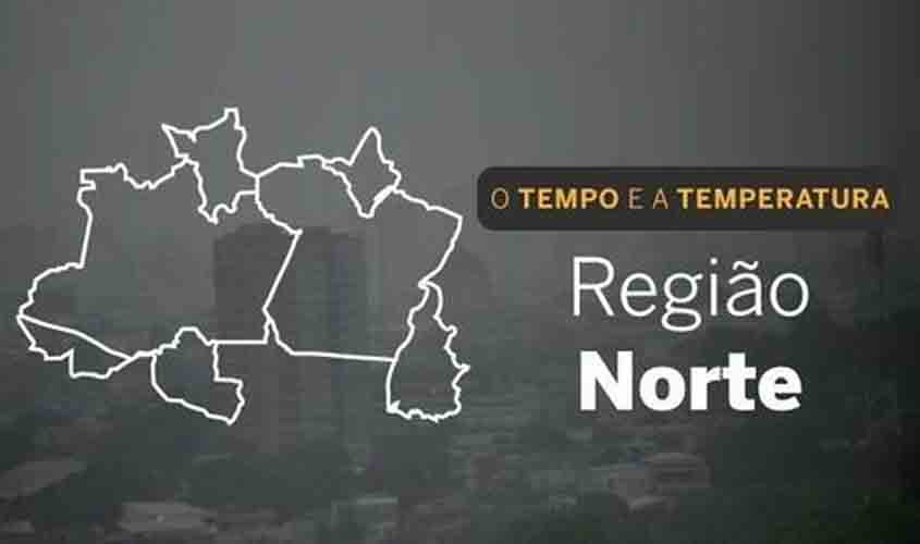 Região Norte tem alerta de tempestades nesta terça (1)