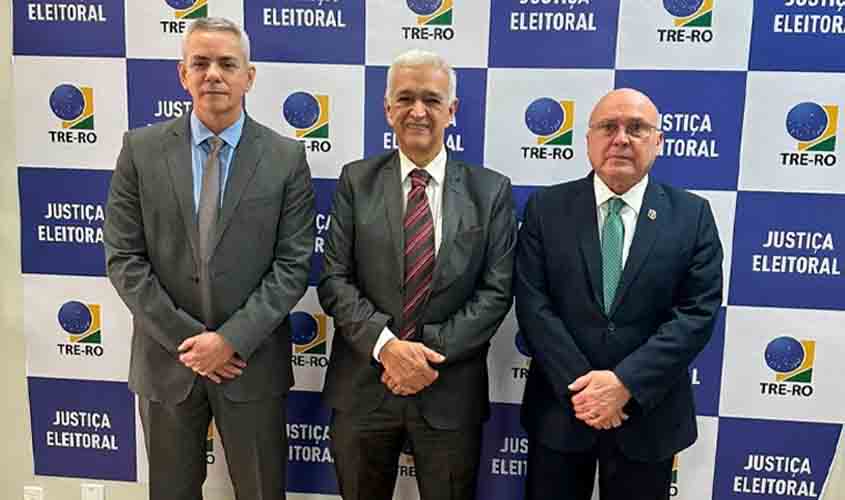 Eleições 2024: MPRO trata do tema em visita institucional no TRE