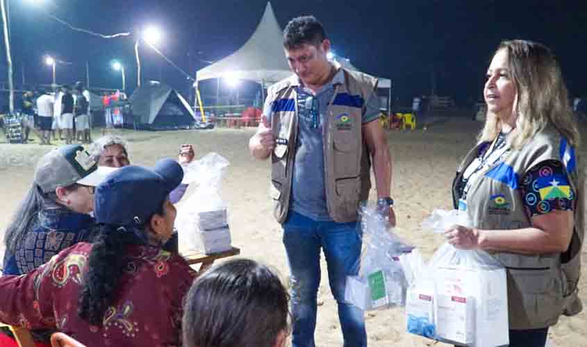 Município recebe ações de prevenção às doenças sexualmente transmissíveis durante Festival de Praia