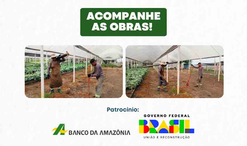 Associação do Observatório Avança Projeto de Bancadas Hidropônicas com o patrocínio do Banco da Amazônia e Governo Federal