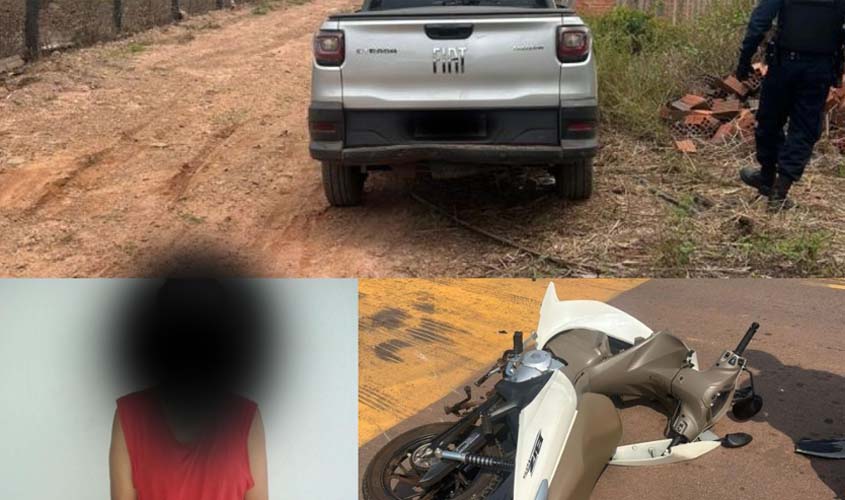 PM recupera veículos roubados e apreende drogas