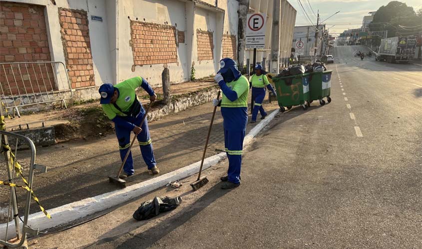 Limpeza mobiliza 100 trabalhadores no aniversário de PVH