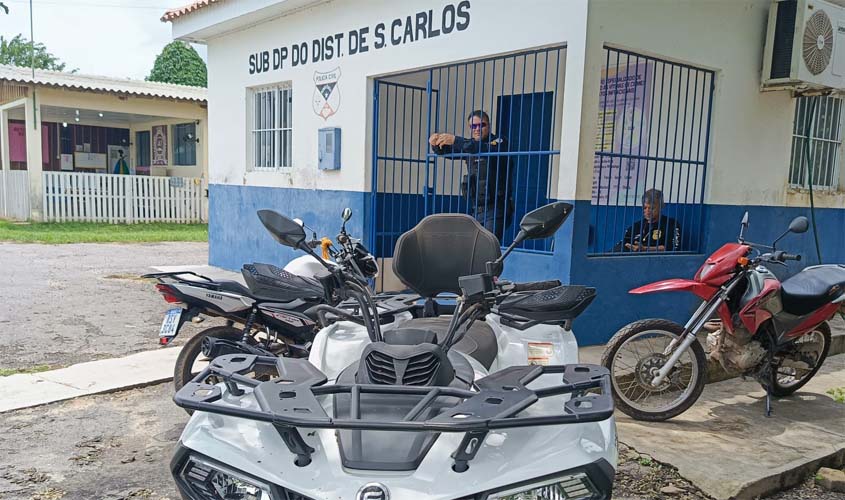 São Carlos recebe quadriciclo para reforço policial