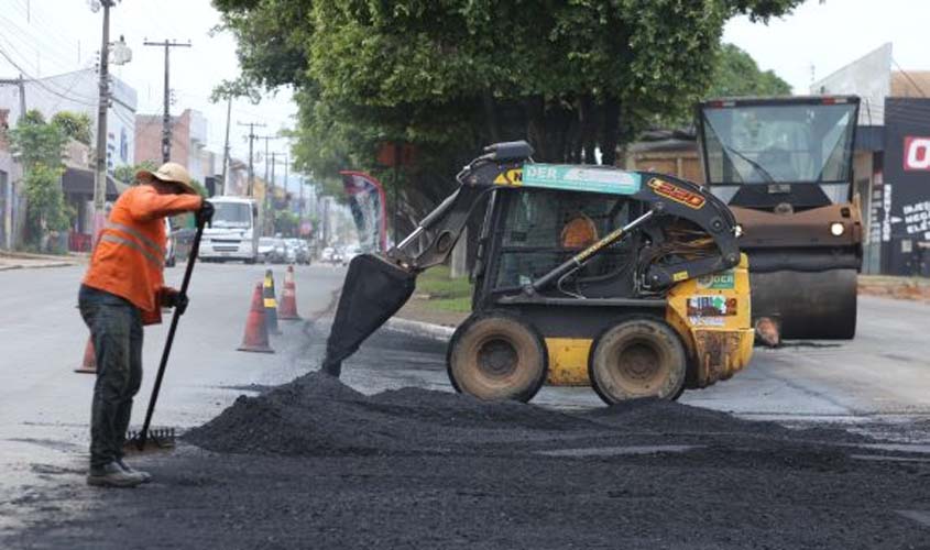 Obras de infraestrutura do DER seguem nas ruas 