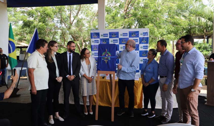 RO inaugura fábrica de concreto no sistema prisional