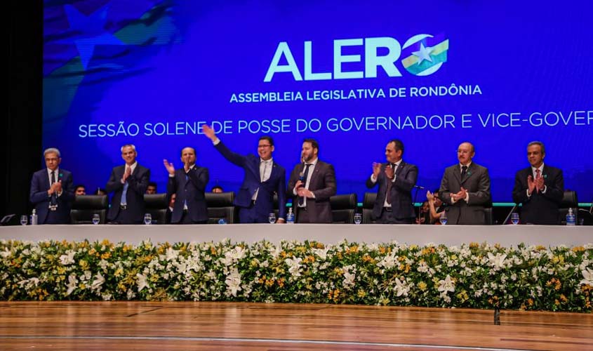 Durante posse, equipe da nova gestão do Governo de Rondônia é apresentada com compromisso de fortalecer políticas públicas 