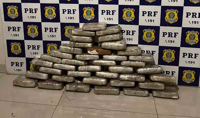 PRF apreende mais de 40 kg de maconha