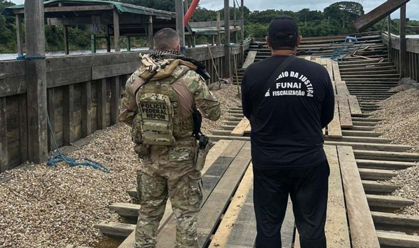 Operação combate garimpo ilegal no Rio Guaporé, Rondônia