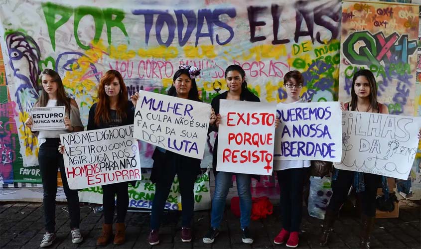 Cresce número de mulheres que relatam medo de estupro