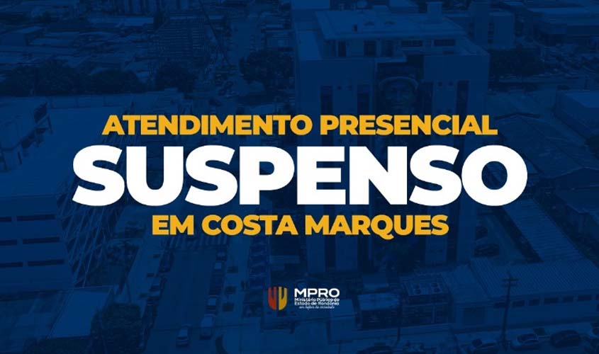 Obras suspendem atendimento na Promotoria de Justiça 