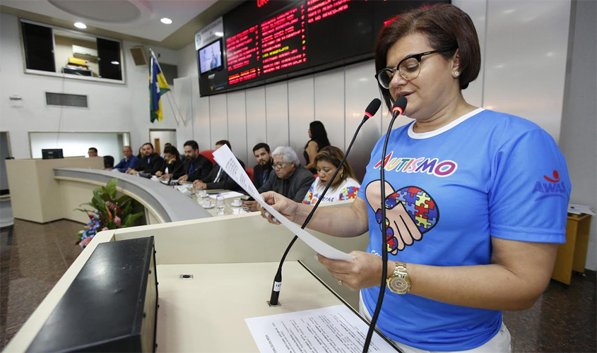 Dia Mundial da Conscientização do Autismo é celebrado na Assembleia