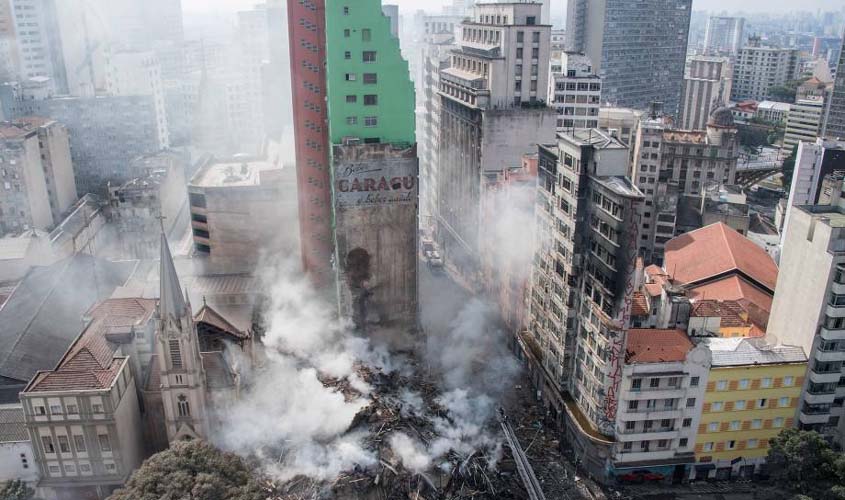 Acidente doméstico é principal hipótese de incêndio de prédio em SP