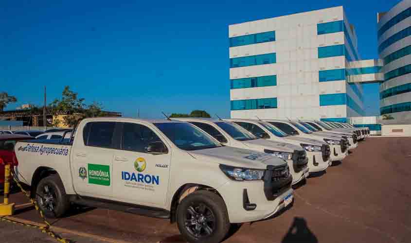 Governo de Rondônia fortalece defesa agropecuária com renovação de veículos para as regionais da Idaron