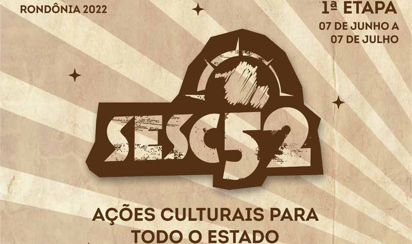 Projeto Sesc 52 anuncia circulação cultural para todo o Estado de Rondônia 