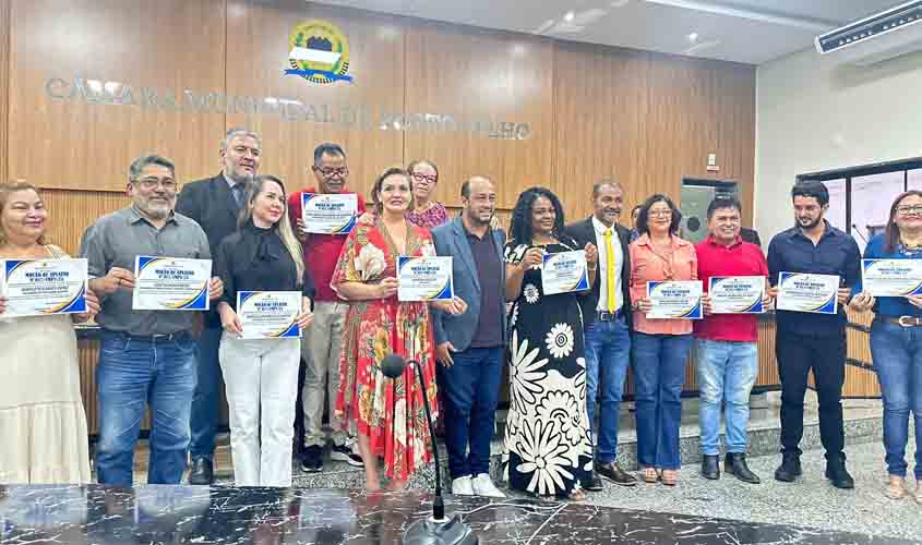 Vereador Wanoel Martins concede Moção de Aplausos ao SINTERO pela dedicação à Educação em Rondônia